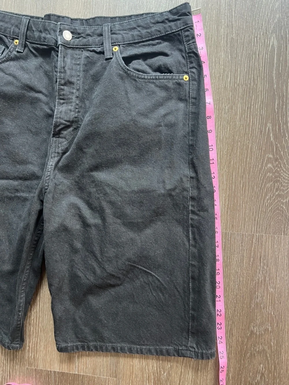 Bermuda Baggy High Denim shorts